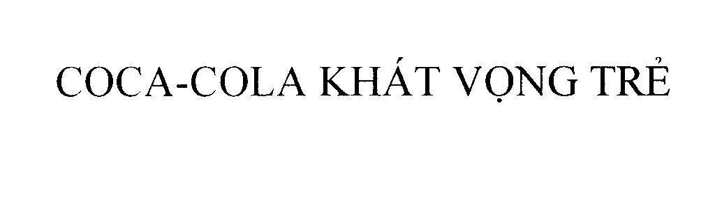 Mẫu nhãn hiệu COCA-COLA khát vọng trẻ