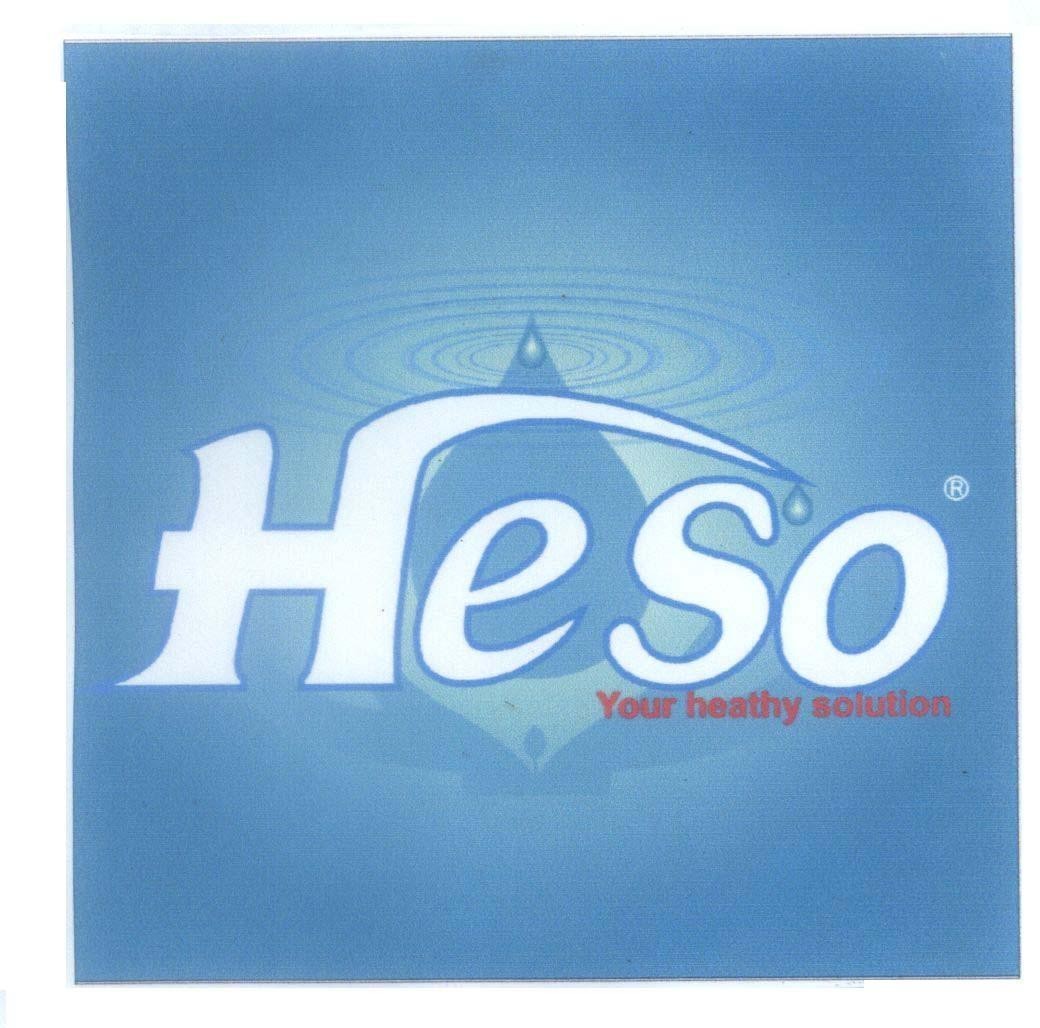 Mẫu nhãn hiệu Heso Your heathy solution