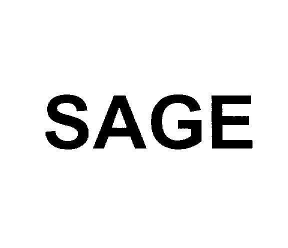 Mẫu nhãn hiệu SAGE