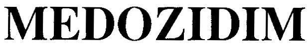 Mẫu nhãn hiệu MEDOZIDIM