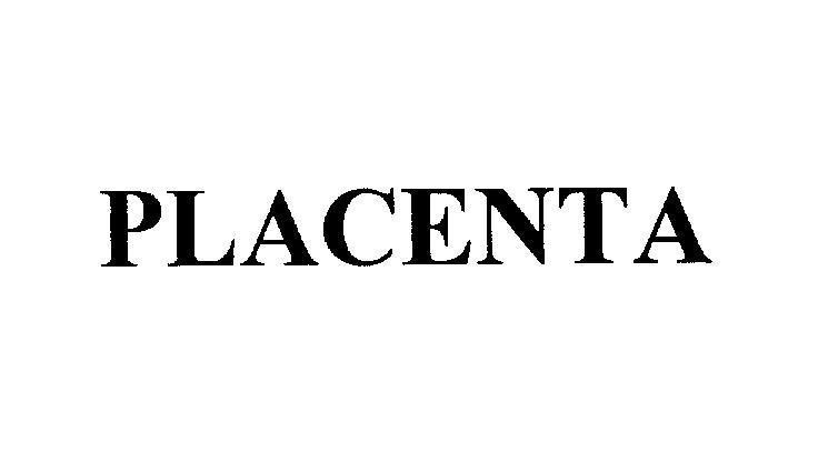Mẫu nhãn hiệu PLACENTA