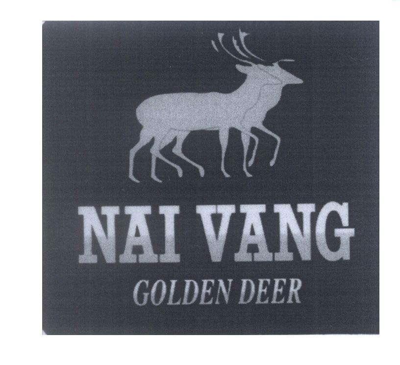 Mẫu nhãn hiệu NAI VANG GOLDEN DEER