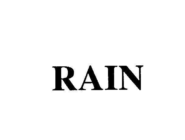 Mẫu nhãn hiệu RAIN