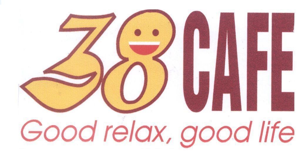 Mẫu nhãn hiệu 38 CAFE Good relax good life