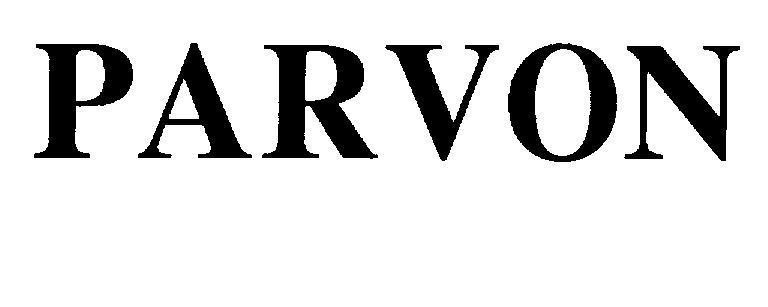 Mẫu nhãn hiệu PARVON
