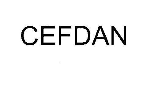 Mẫu nhãn hiệu CEFDAN