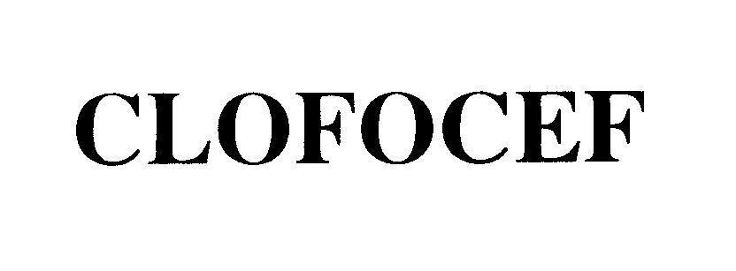 Mẫu nhãn hiệu CLOFOCEF
