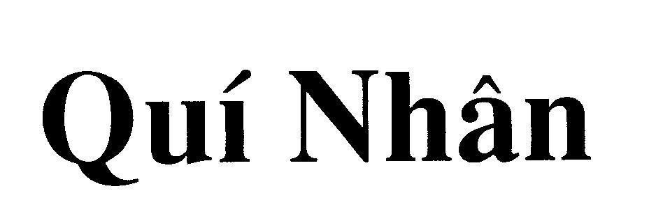 Mẫu nhãn hiệu Quí Nhân