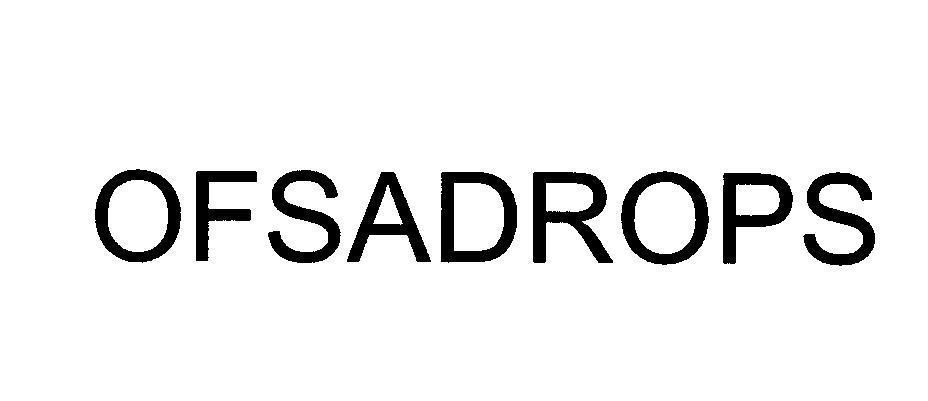 Mẫu nhãn hiệu OFSADROPS