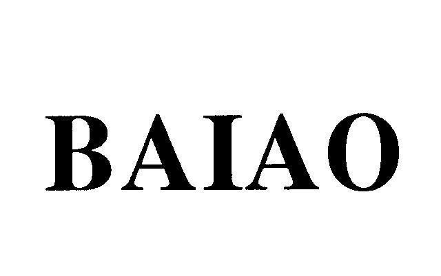 Mẫu nhãn hiệu BAIAO