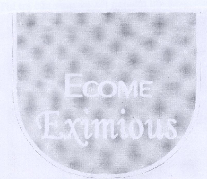 Mẫu nhãn hiệu U ECOME Eximious