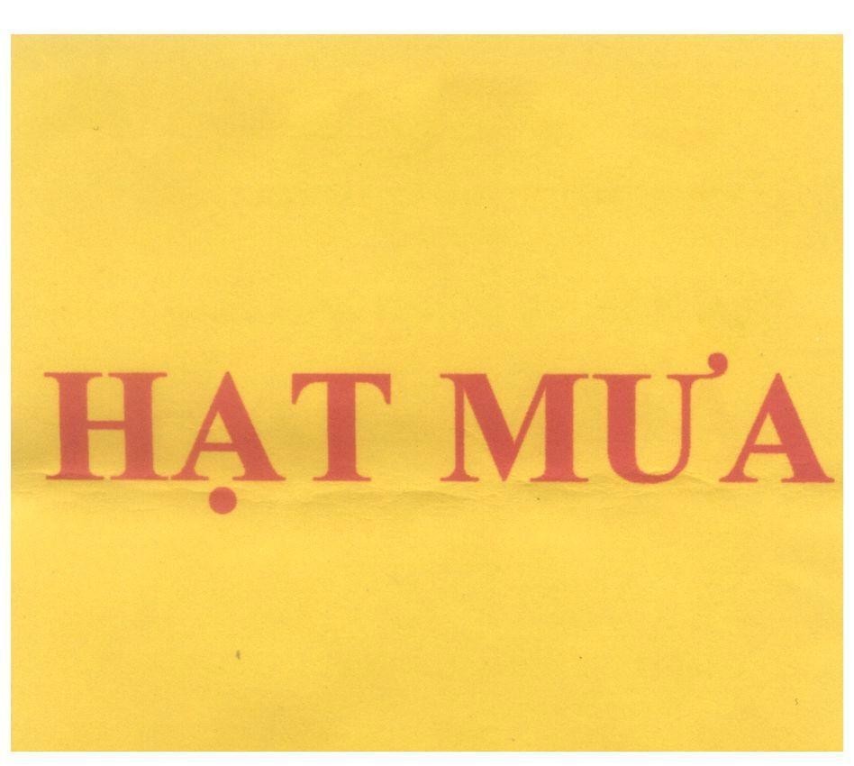 Mẫu nhãn hiệu Hạt Mưa