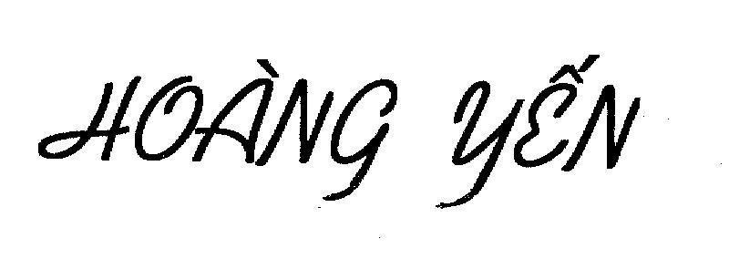 Mẫu nhãn hiệu Hoàng Yến