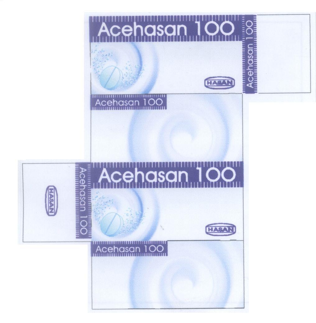 Mẫu nhãn hiệu HASAN Acehasan 100
