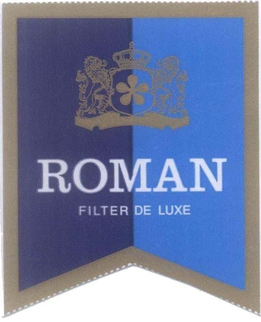 Mẫu nhãn hiệu ROMAN FILTER DE LUXE