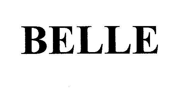 Mẫu nhãn hiệu BELLE