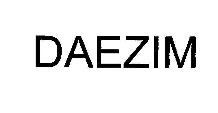 Mẫu nhãn hiệu DAEZIM