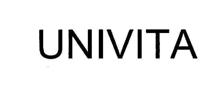 Mẫu nhãn hiệu UNIVITA