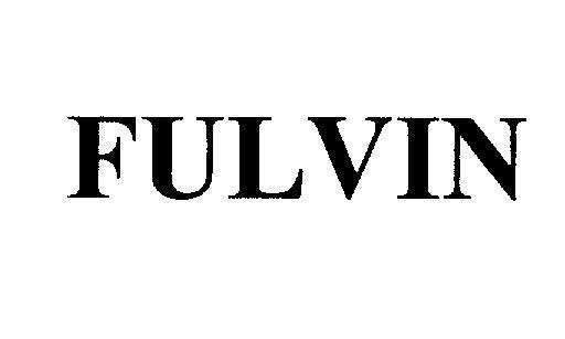 Mẫu nhãn hiệu FULVIN