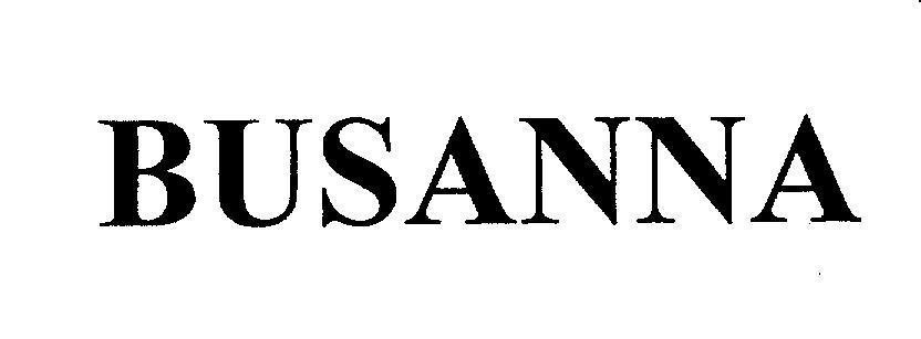 Mẫu nhãn hiệu BUSANNA