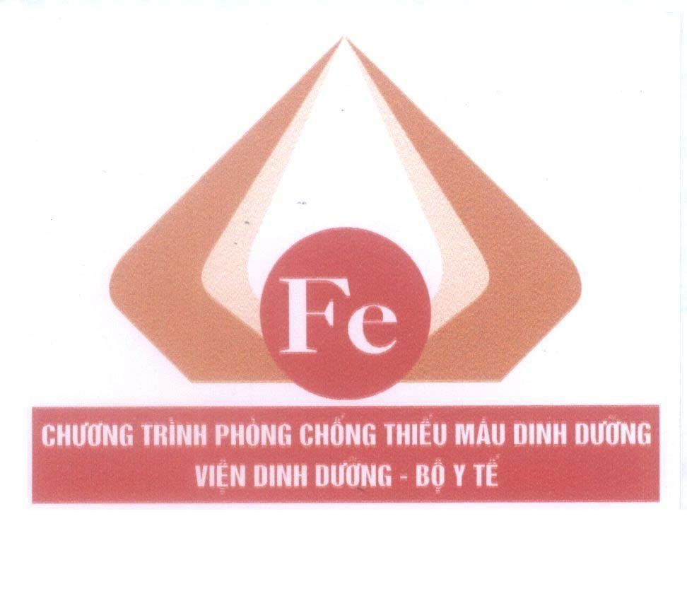 Mẫu nhãn hiệu Fe Chương Trình Phòng Chống Thiếu Máu Dinh Dưỡng Viện Dinh Dưỡng - Bộ Y Tế