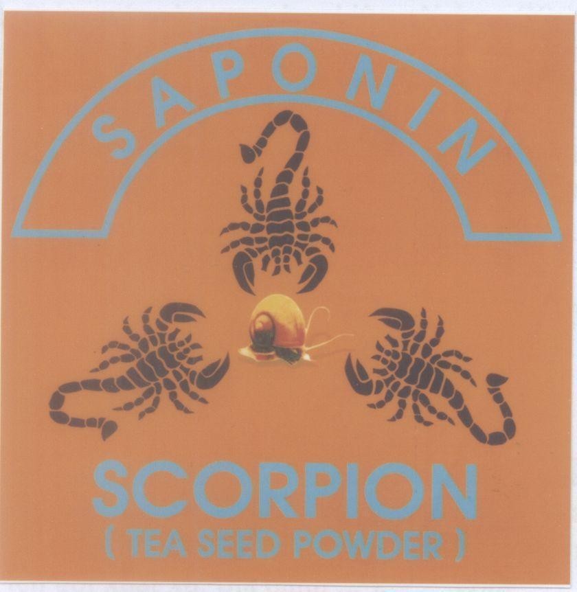 Mẫu nhãn hiệu SAPONIN SCORPION (TEA SEED POWER)