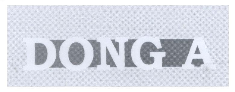 Mẫu nhãn hiệu DONG A
