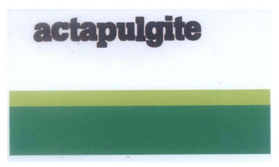 Mẫu nhãn hiệu actapulgite