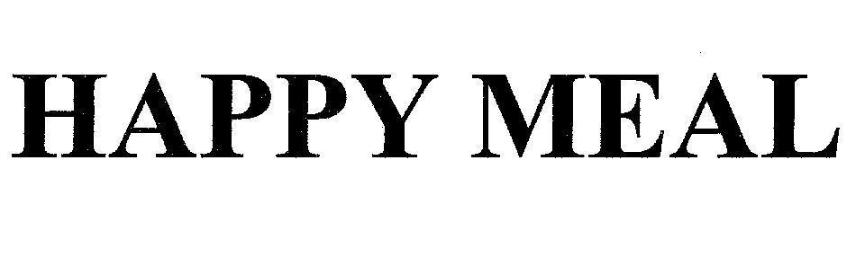 Mẫu nhãn hiệu HAPPY MEAL