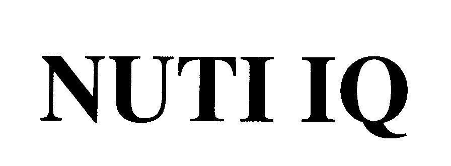 Mẫu nhãn hiệu NUTI IQ