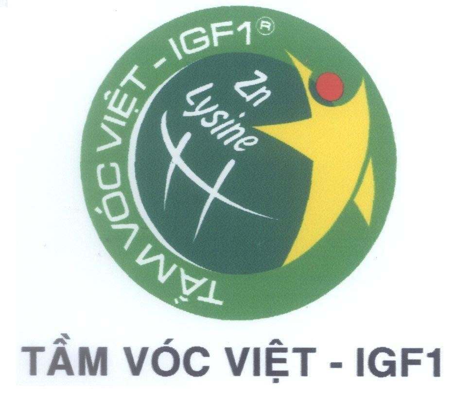 Mẫu nhãn hiệu Tầm Vóc Việt - IGF1 Tầm Vóc Việt - IGF1 Zn Lysine