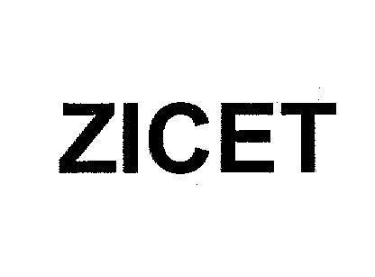 Mẫu nhãn hiệu ZICET