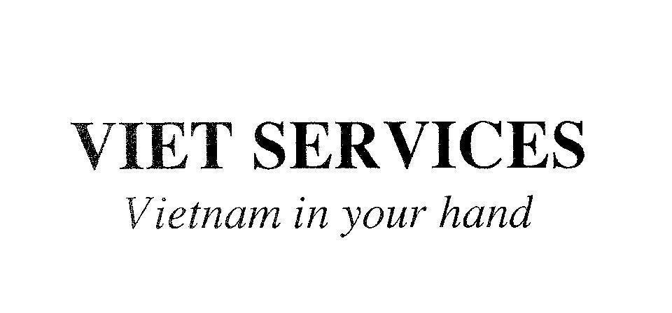 Mẫu nhãn hiệu VIET SERVICES Vietnam in your hand