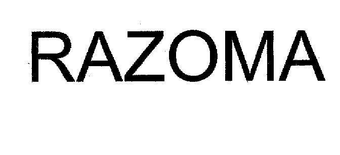 Mẫu nhãn hiệu RAZOMA