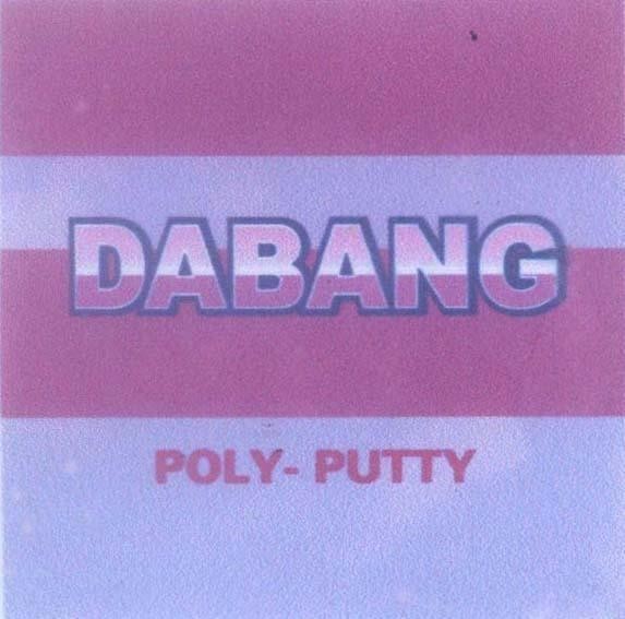 Mẫu nhãn hiệu DABANG POLY-PUTTY