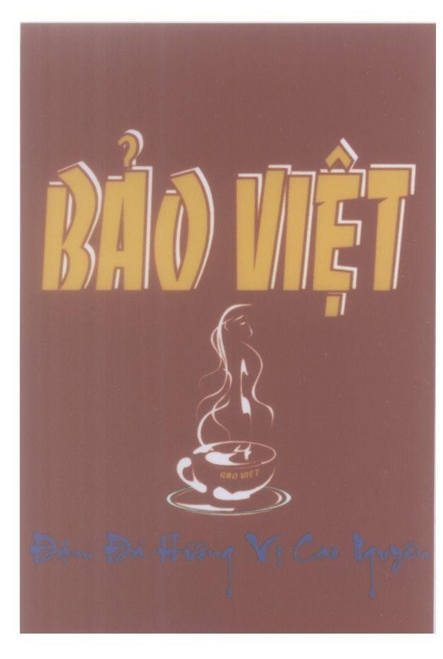 Mẫu nhãn hiệu Bảo Việt Đậm Đà Hương Vị Cao Nguyên