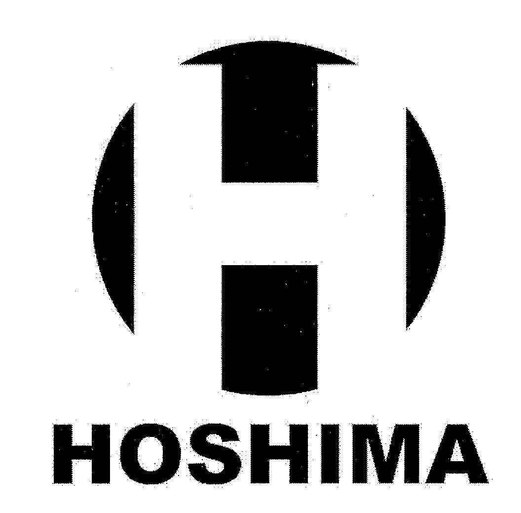 Mẫu nhãn hiệu HOSHIMA H