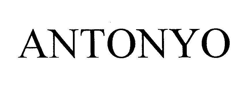 Mẫu nhãn hiệu ANTONYO