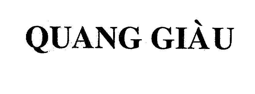 Mẫu nhãn hiệu Quang Giàu
