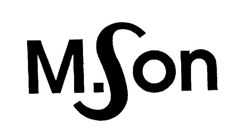Mẫu nhãn hiệu M.Son