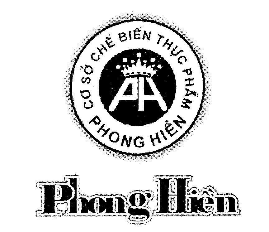 Mẫu nhãn hiệu Phong Hiền Cơ Sở Chế Biến Thực Phẩm Phong Hiền PH