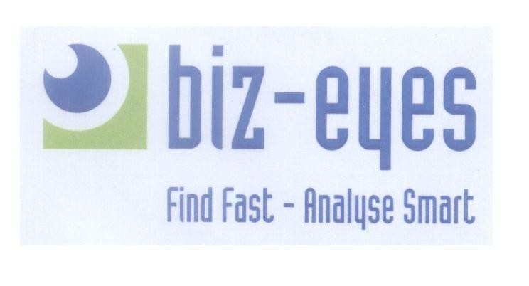 Mẫu nhãn hiệu biz-eyes Find Fast - Analyse Smart