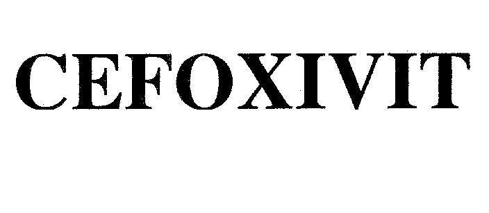 Mẫu nhãn hiệu CEFOXIVIT