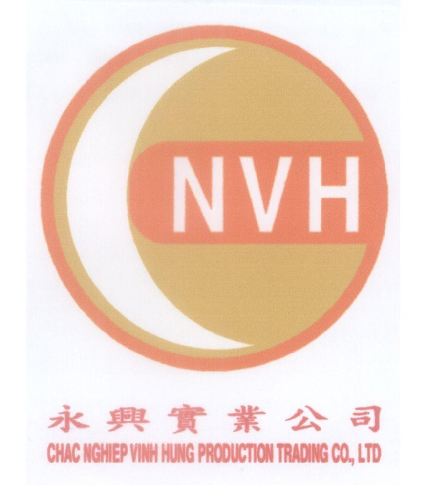 Mẫu nhãn hiệu NVH CHAC NGHIEP VINH HUNG PRODUCTION TRADING CO.,LTD [dùng xín shỉ dé cúng sứ: Vĩnh Hưng Chắc Nghiệp công ty]