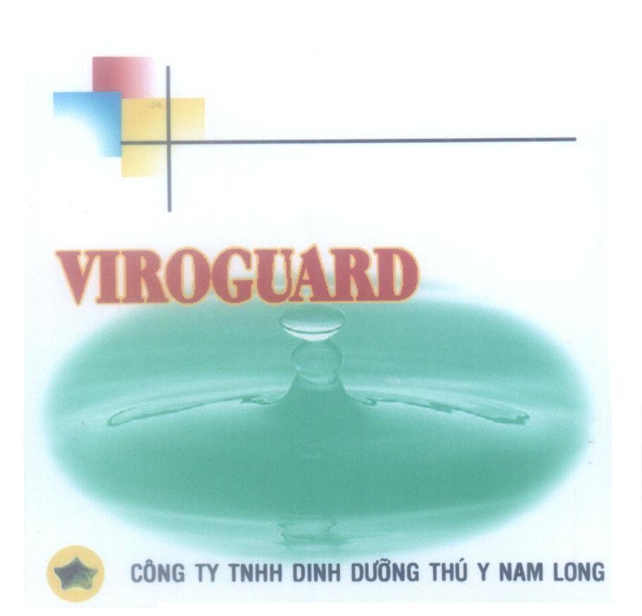 Mẫu nhãn hiệu VIROGUARD Công ty TNHH dinh dưỡng thú y Nam Long