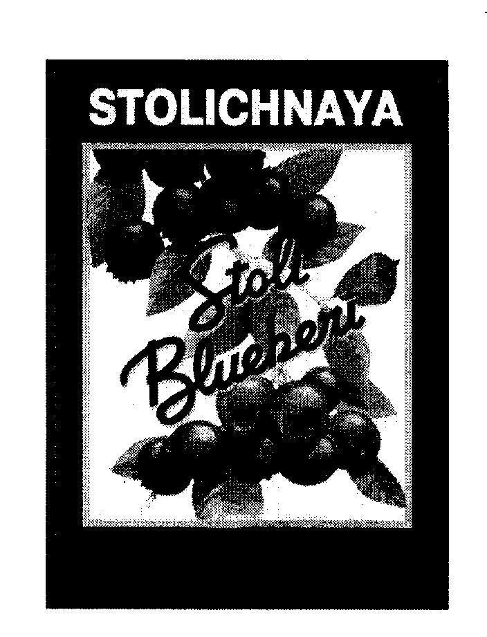 Mẫu nhãn hiệu STOLICHNAYA Stoli Blueberi
