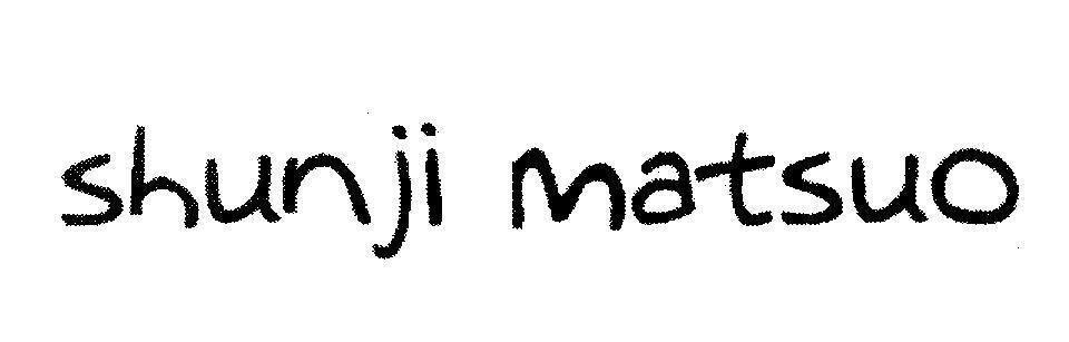 Mẫu nhãn hiệu shunji matsuo
