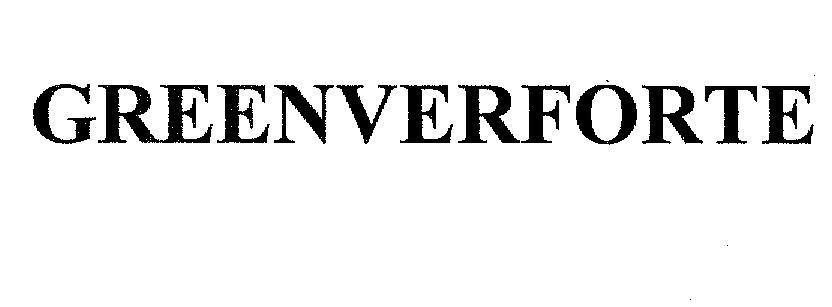 Mẫu nhãn hiệu GREENVERFORTE