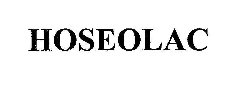 Mẫu nhãn hiệu HOSEOLAC