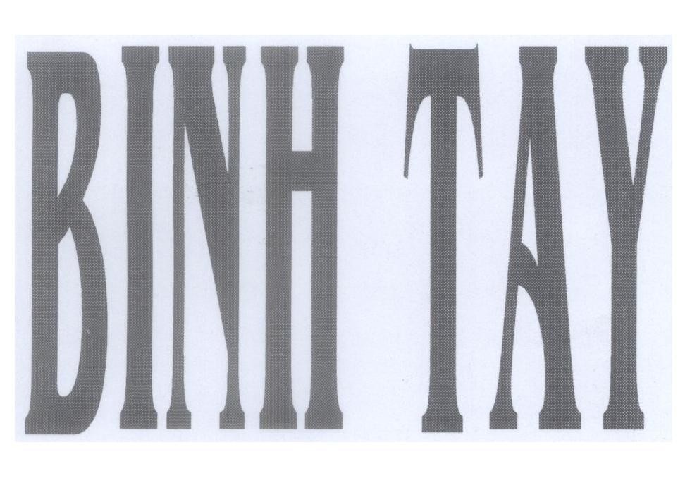 Mẫu nhãn hiệu BINH TAY